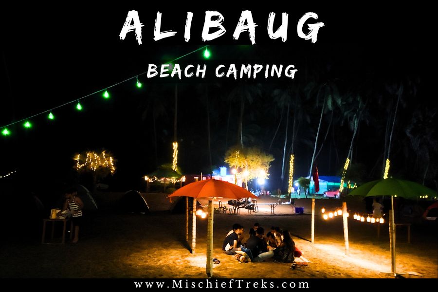 Alibaug Beach Side Camping by Mischief Treks. Copyright www.mischieftreks.com