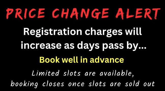 Price change alert. Charges for Fireflies Festival will increase as days pass by. 