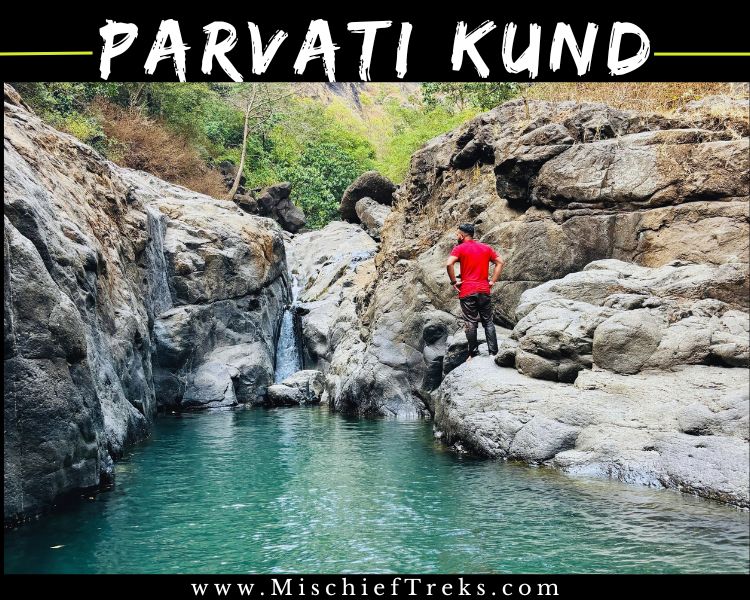 Parvati Kund and Shivsagar waterfall trek along with cliff jumping by Mischief Treks. Also known as Heaven Kund. Copyright - www.mischieftreks.com