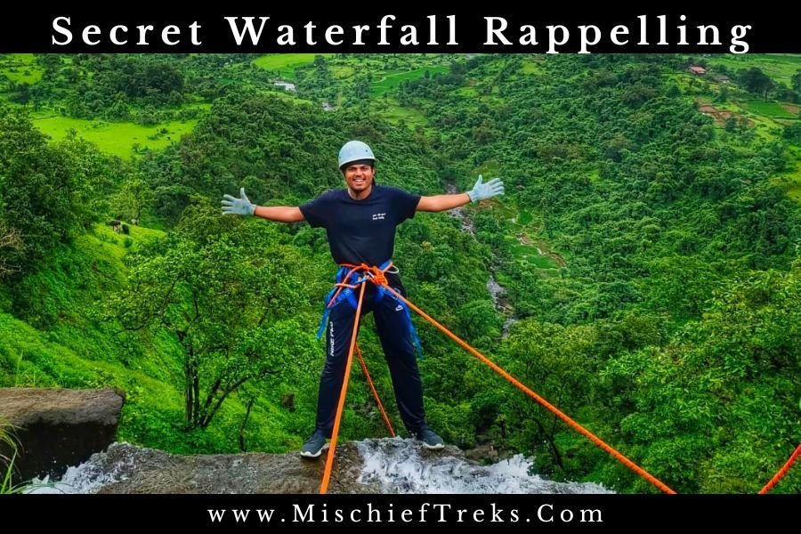 Secret Waterfall Rappelling for Beginners Mumbai